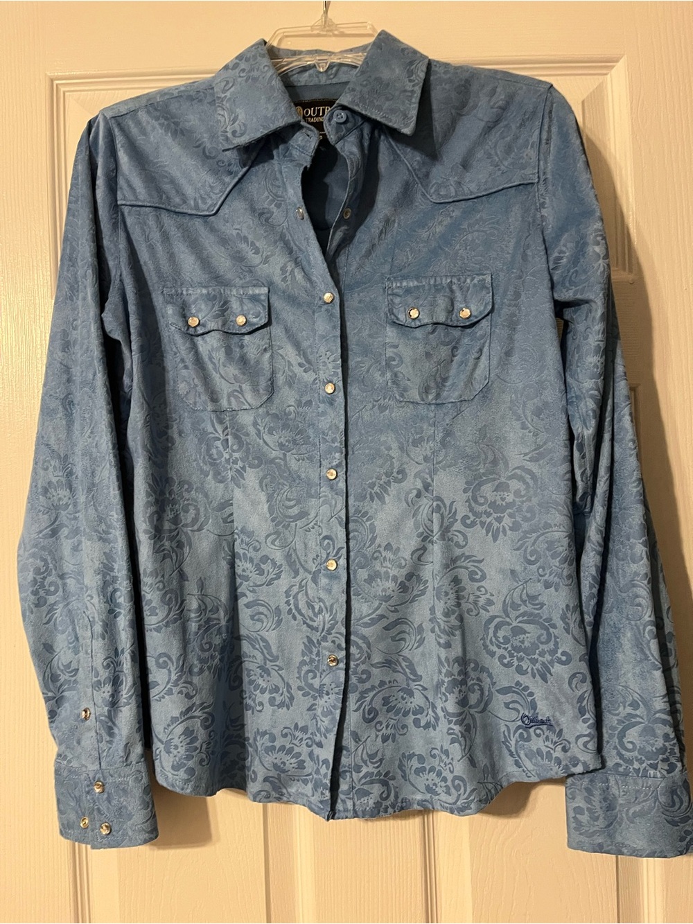 Classic Blue Western-Style women’s shirt